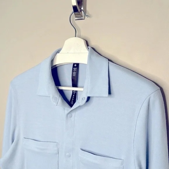 Lululemon Athletica Baby Blue Soft Knit Overshirt - Picture 5 of 13